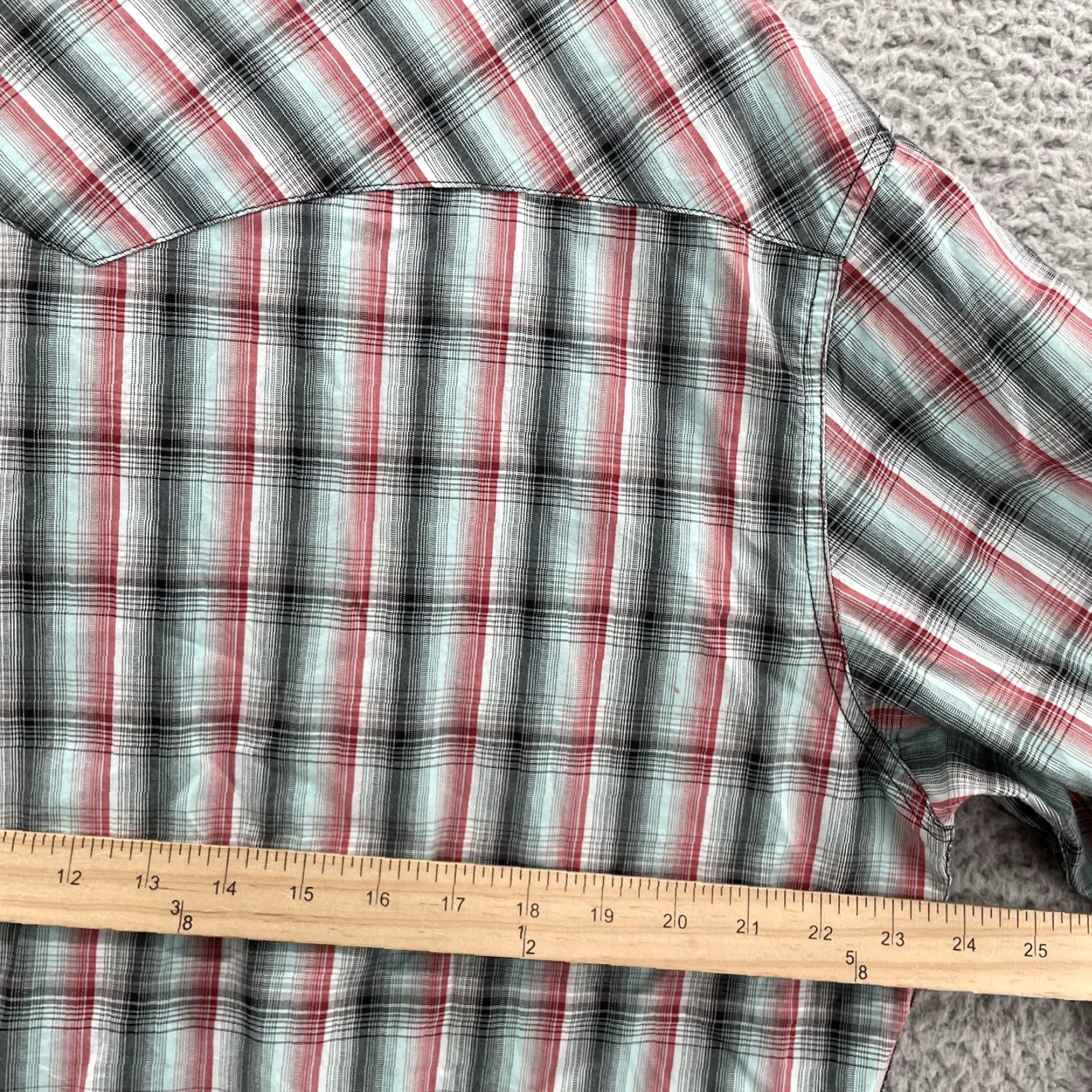 Vintage Cinch Western Shirt Men's Large Red Pearl Snap Cowboy Outdoor Rod Workwear Shirt Size US L / EU 52-54 / 3 - 6 Thumbnail