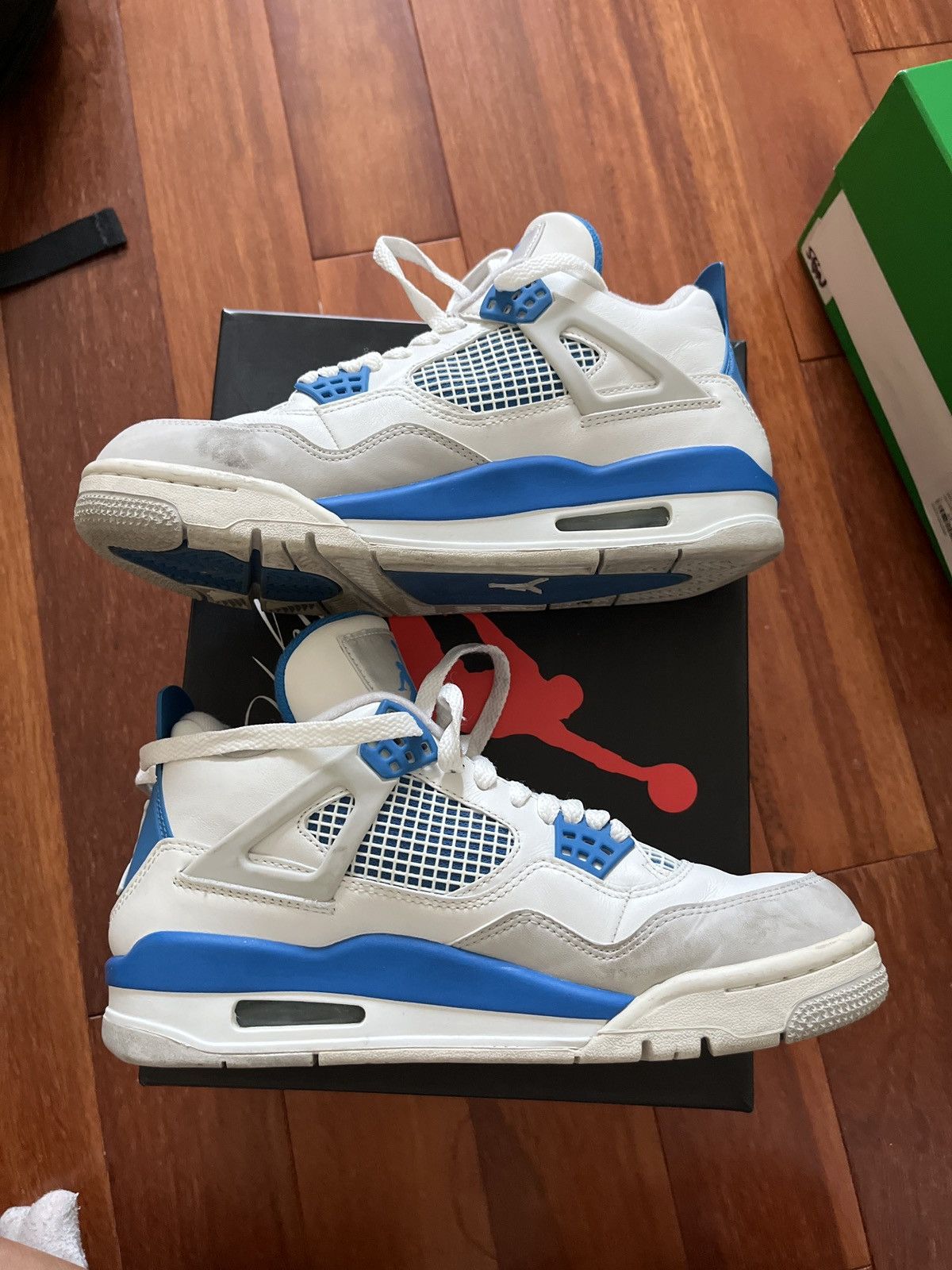 Jordan Brand Air Jordan 4 military blue 2012 retro size 7 mens Size US 7 / EU 40 - 1 Thumbnail
