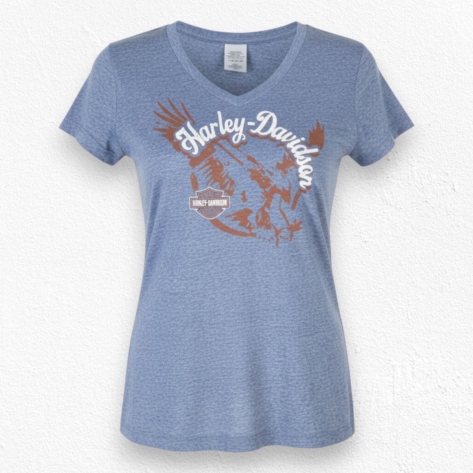 Harley Davidson Harley Davidson Blue Eagle T-Shirt Size Medium Size M / US 6-8 / IT 42-44 - 1 Thumbnail