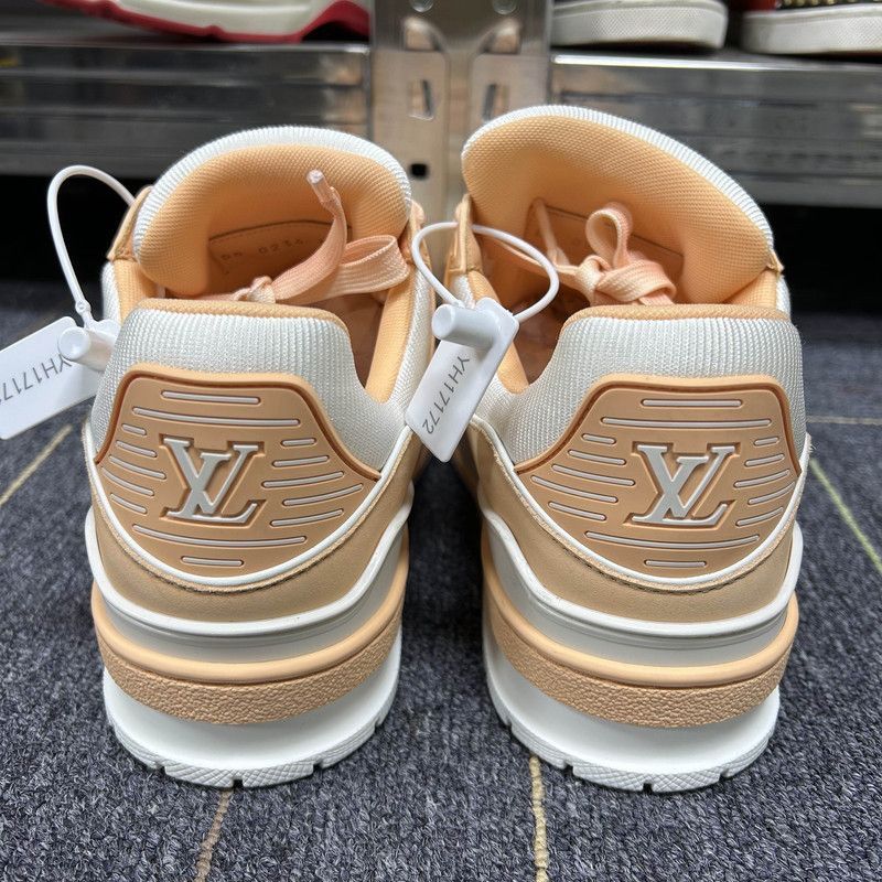 Louis Vuitton Louis Vuitton Trainer Low Top Sneakers in Orange -2505 Size US 8 / IT 38 - 3 Thumbnail