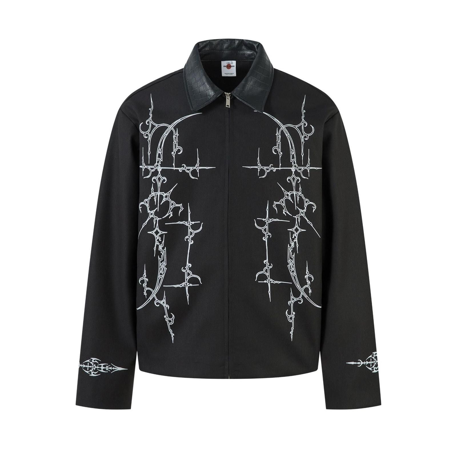 Japanese Brand Zip-Up Casual Jackets with Graphic Design Size US M / EU 48-50 / 2 - 1 Thumbnail