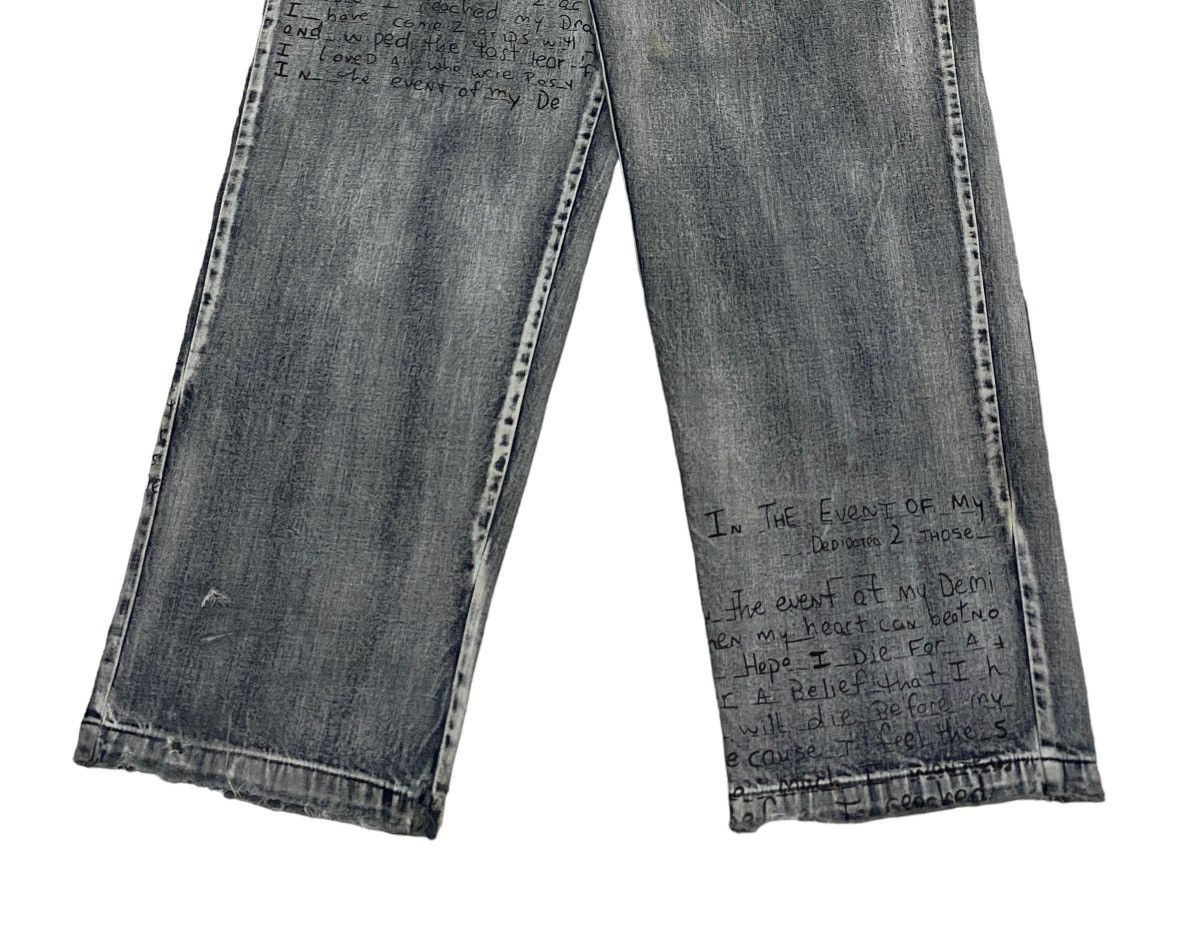 Rap Tees Rare Design Vintage Makaveli Tupac Shakur Baggy Jeans 2000s Size US 36 / EU 52 - 6 Thumbnail