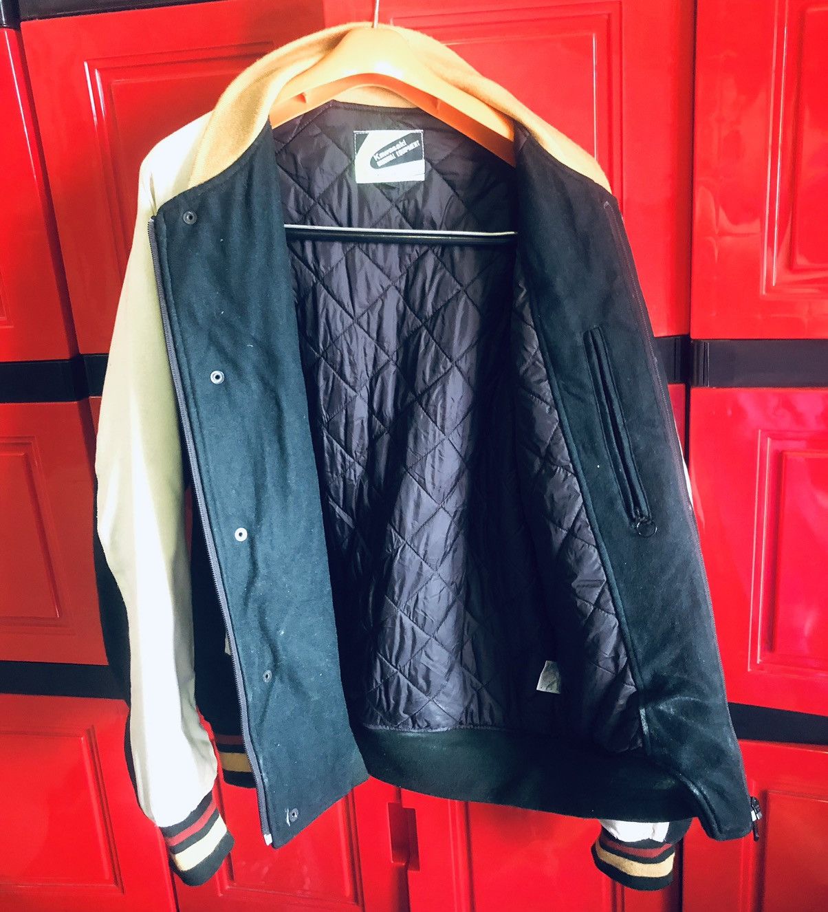 Japanese Brand × Vintage Vintage Kawasaki Varsity Jacket Size US L / EU 52-54 / 3 - 9 Thumbnail