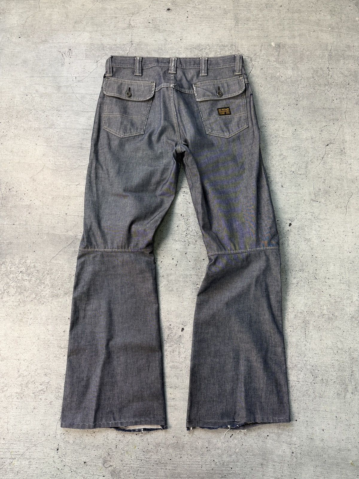 G-Star Rare Vintage G-Star Raw Denim Jeans Avant-Garde Y2K Size US 33 - 1 Thumbnail