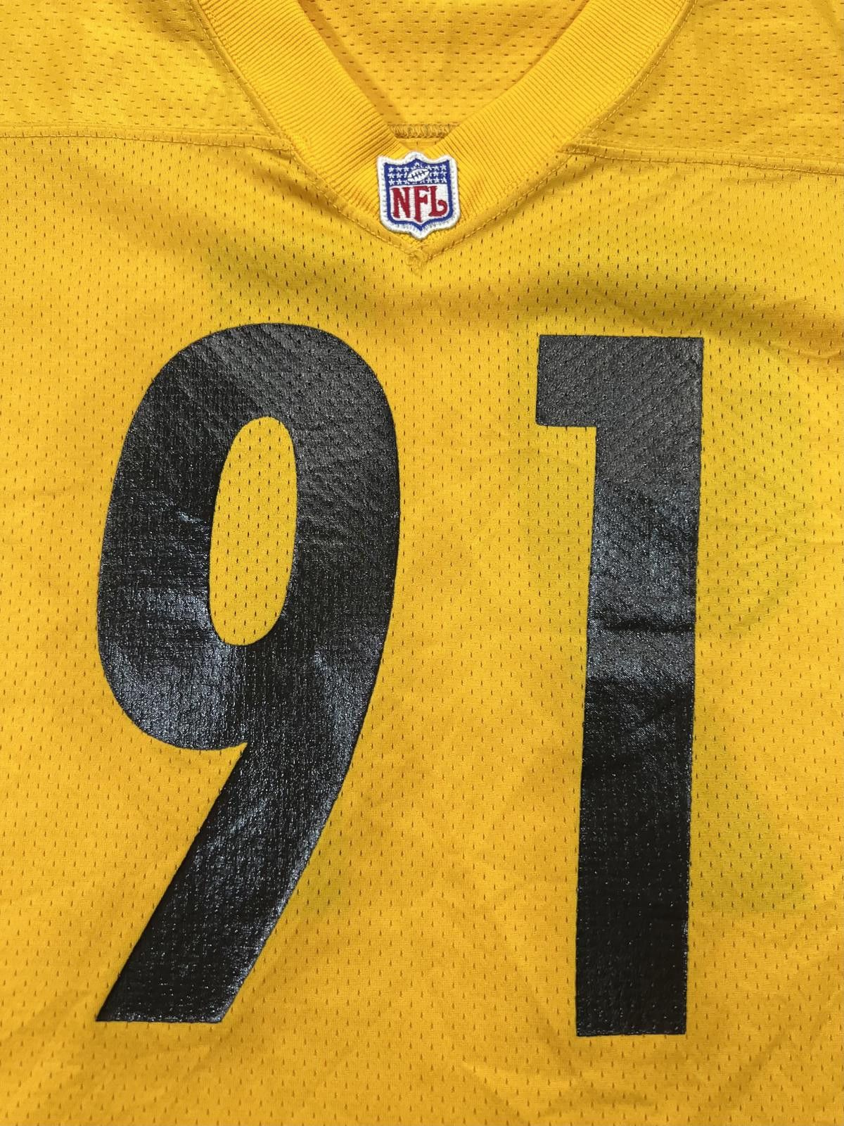 Nike Nike NFL Yellow Football Jersey Number 91 Size 54 Size US XXL / EU 58 / 5 - 3 Thumbnail