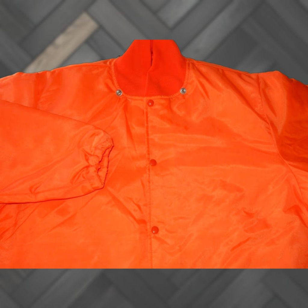 Vintage VINTAGE Butwin Men's Windbreaker Jacket Size L Orange Nylon Denim 80s 90s Made in USA Size US L / EU 52-54 / 3 - 1 Thumbnail