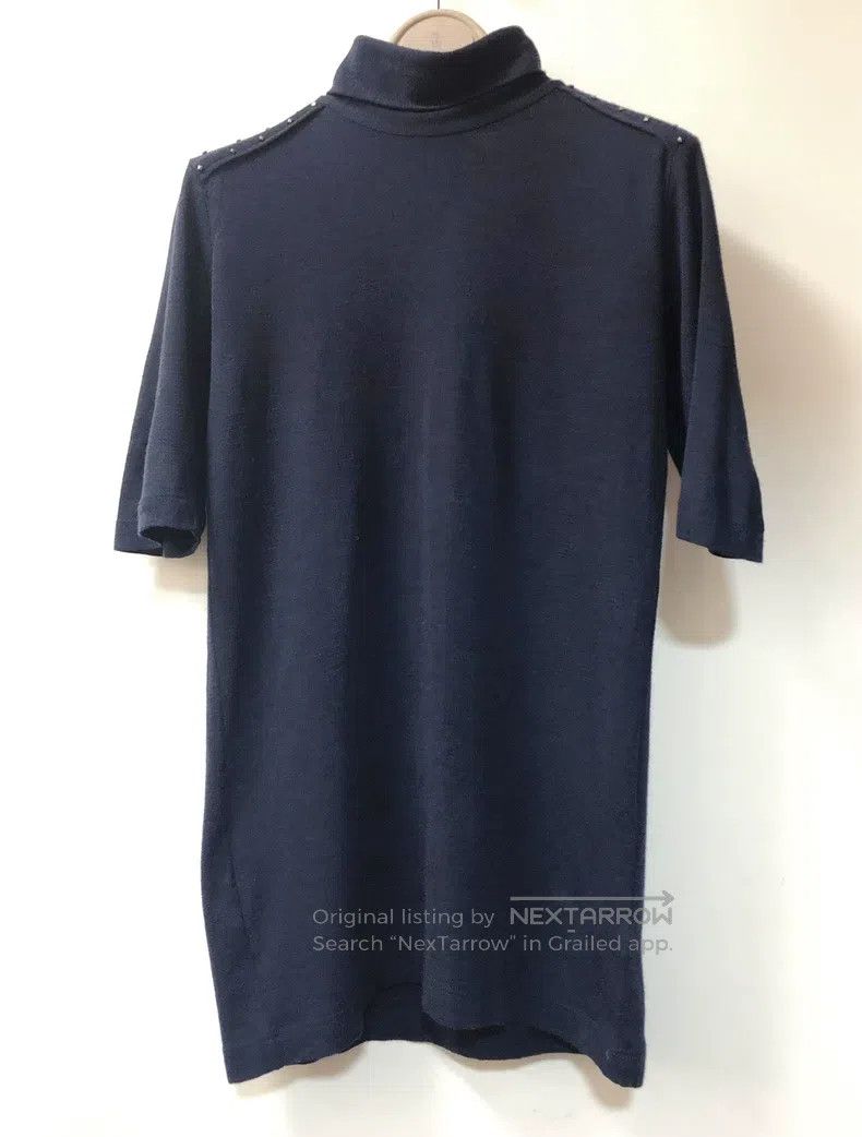 Brunello Cucinelli brunello cucinelli 100% Wool Metallic Stud Knit Top Size XL / US 12-14 / IT 48-50 - 2 Thumbnail