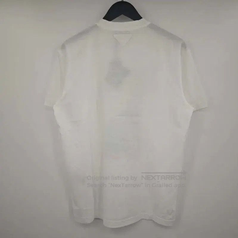 Prada Prada Summer White Cotton Men's T-Shirt. Size US S / EU 44-46 / 1 - 2 Thumbnail