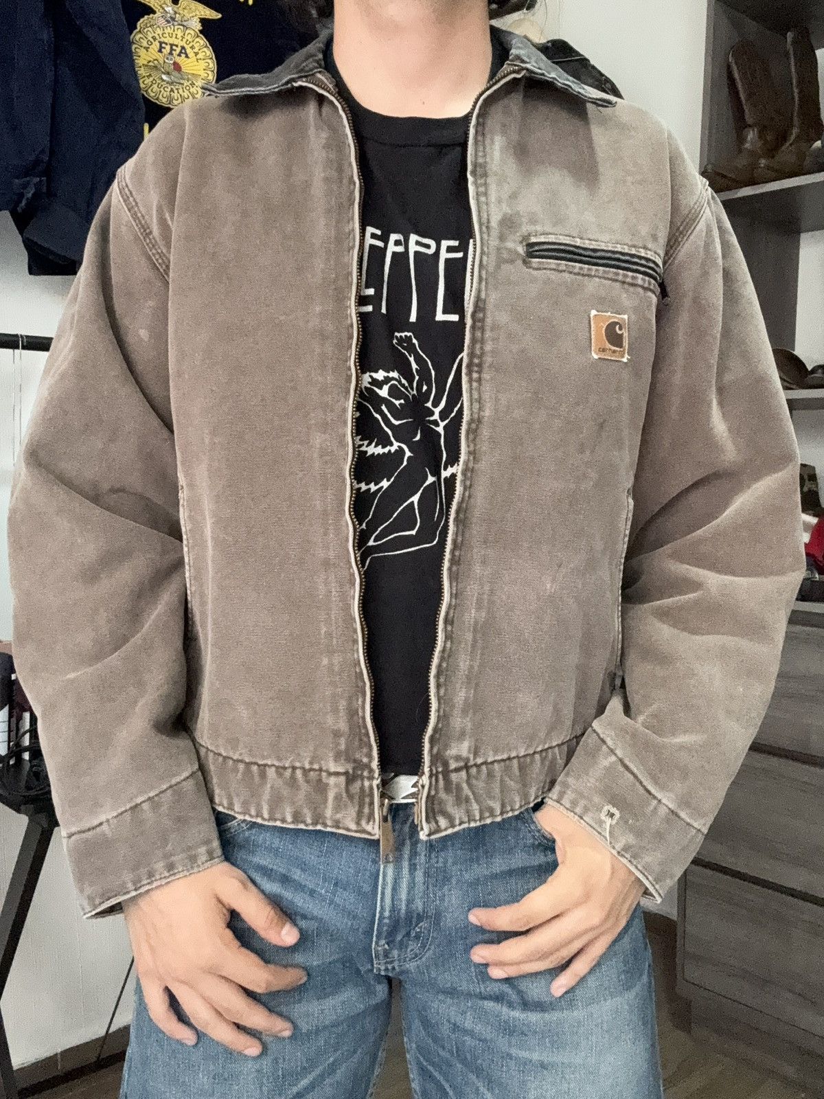 Carhartt Carhartt Detroit Jacket J97 CHT 2003 Size US M / EU 48-50 / 2 - 1 Thumbnail