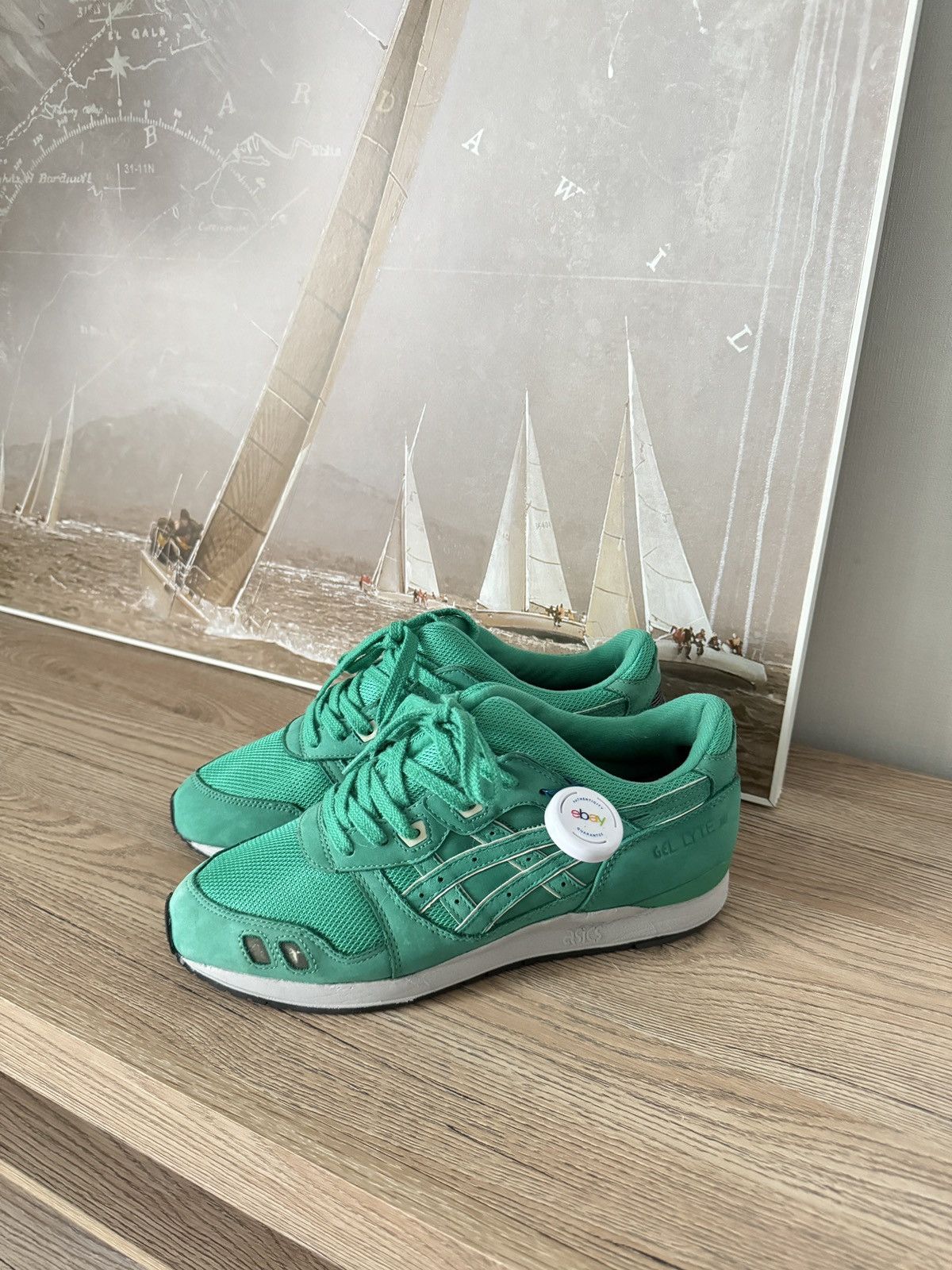 Asics ASICS x Ronnie Fieg Gel Lyte 3 ‘Mint Leaf’ H10FK Size US 9 / EU 42 - 3 Thumbnail