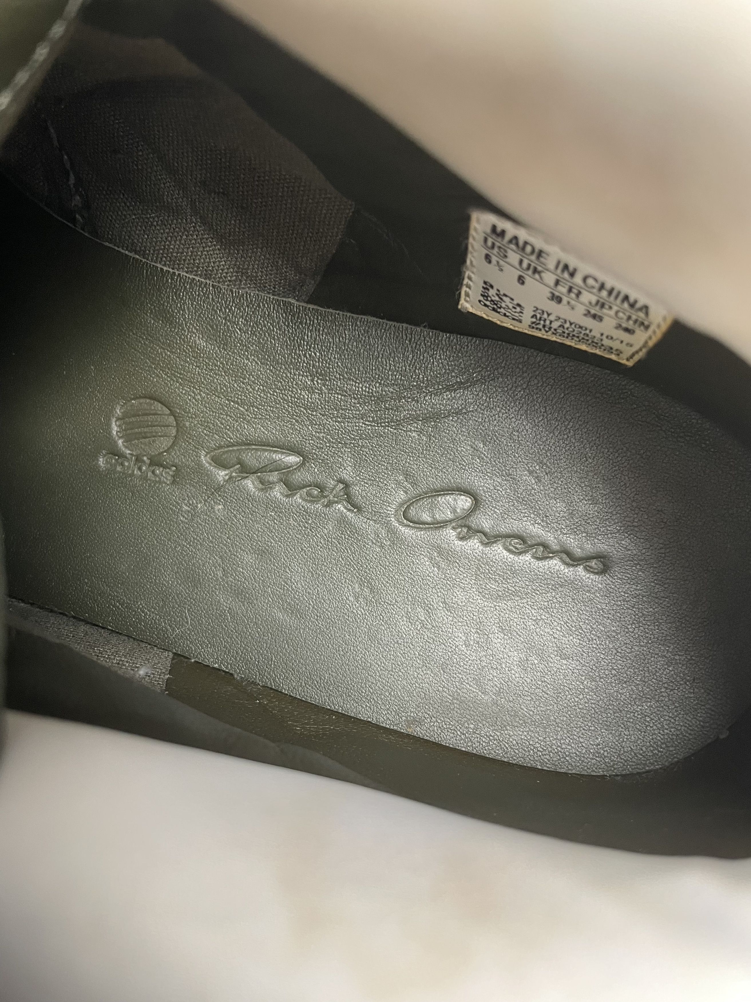 Adidas × Rick Owens adidas x Rick Owens S/S 2016 Tech Runner (Earth Green) Size US 6.5 / EU 39-40 - 18 Thumbnail