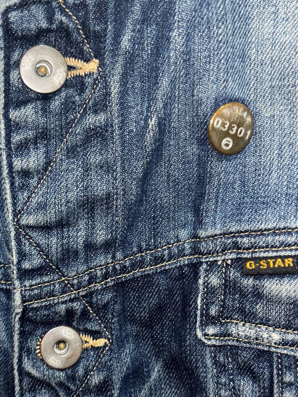 G-Star Vintage G-Star RAW 3301 Trucker Denim Blue Jacket Size US M / EU 48-50 / 2 - 5 Thumbnail