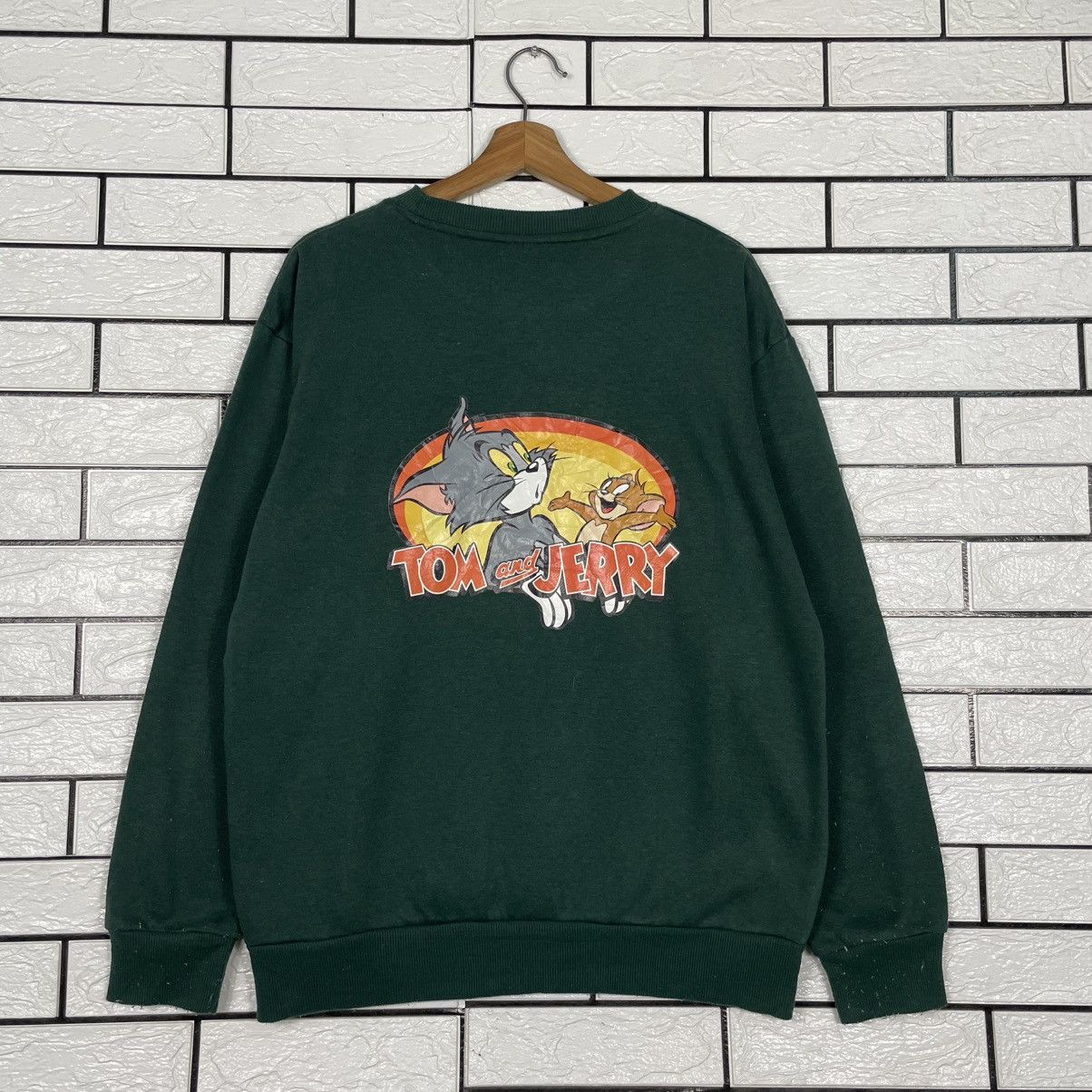 Japanese Brand Tom And Jerry Green Sweatshirt Size US L / EU 52-54 / 3 - 7 Thumbnail