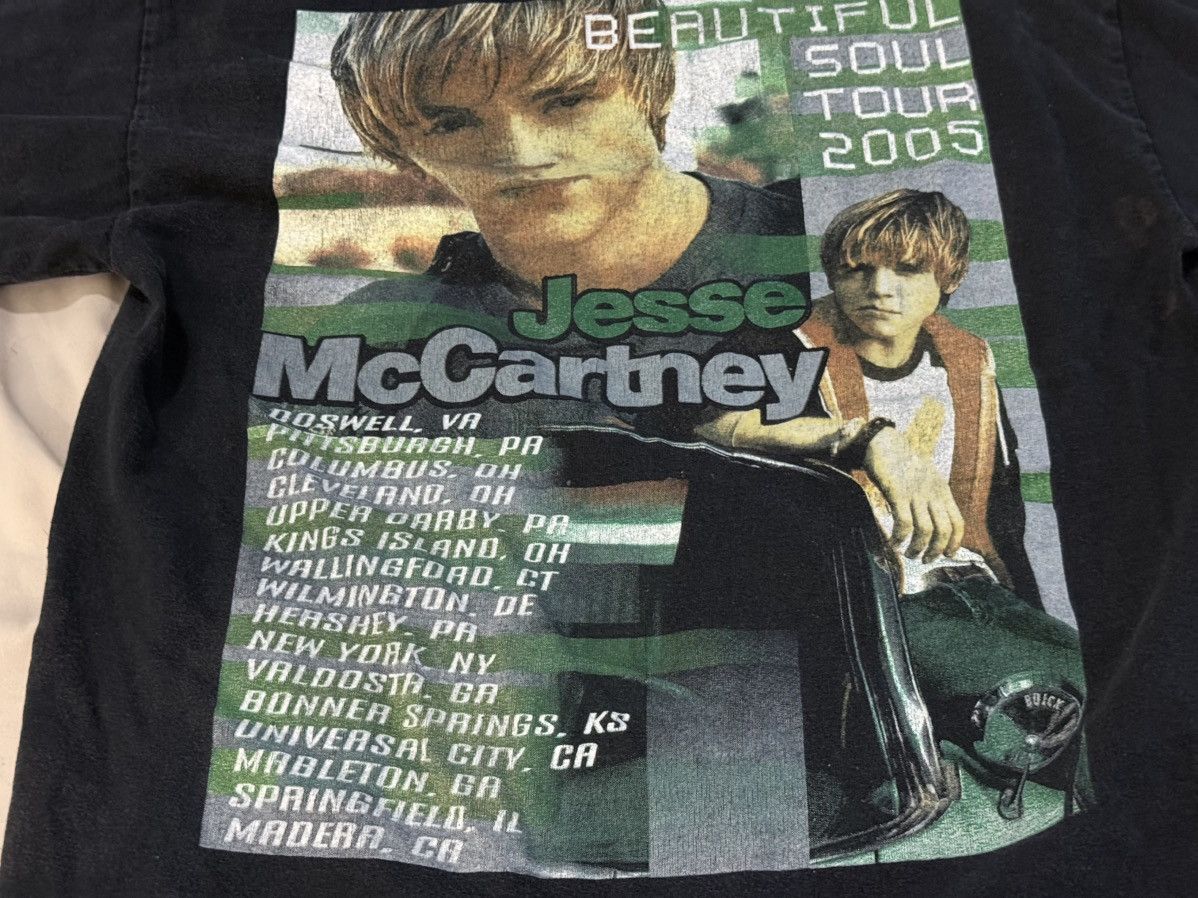 Vintage Vintage 00s Jesse McCartney Beautiful Soul Tour T-Shirt Size US M / EU 48-50 / 2 - 6 Thumbnail