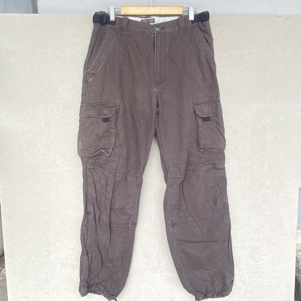 Other Vintage Sunny Clouds Brown Cargo Pants W32 L37 Size US 32 / EU 48 - 1 Thumbnail