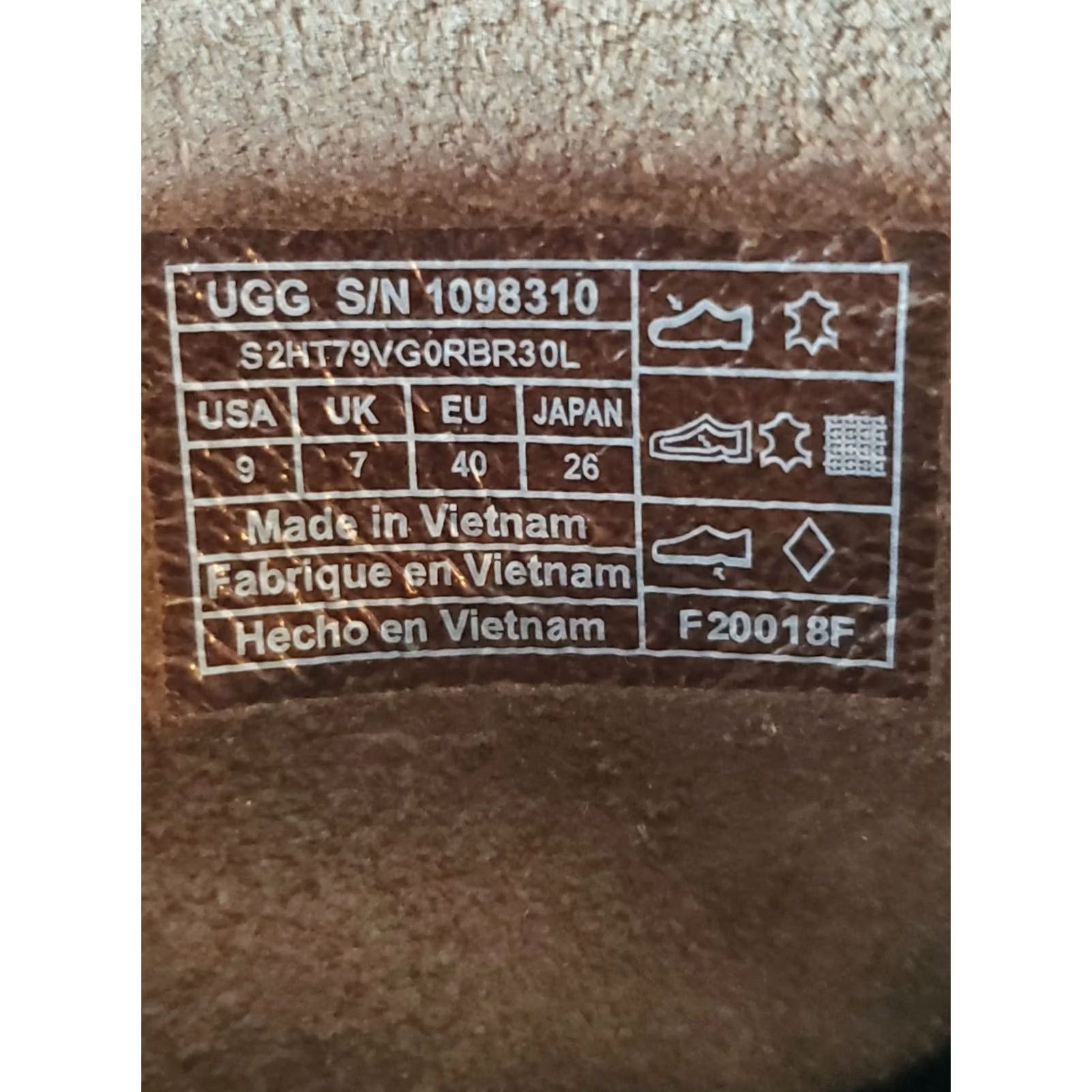 Ugg UGG Bandara Brown Leather Back Zip Ankle Boots Womens Size 9 EU Size US 9 / IT 39 - 8 Thumbnail