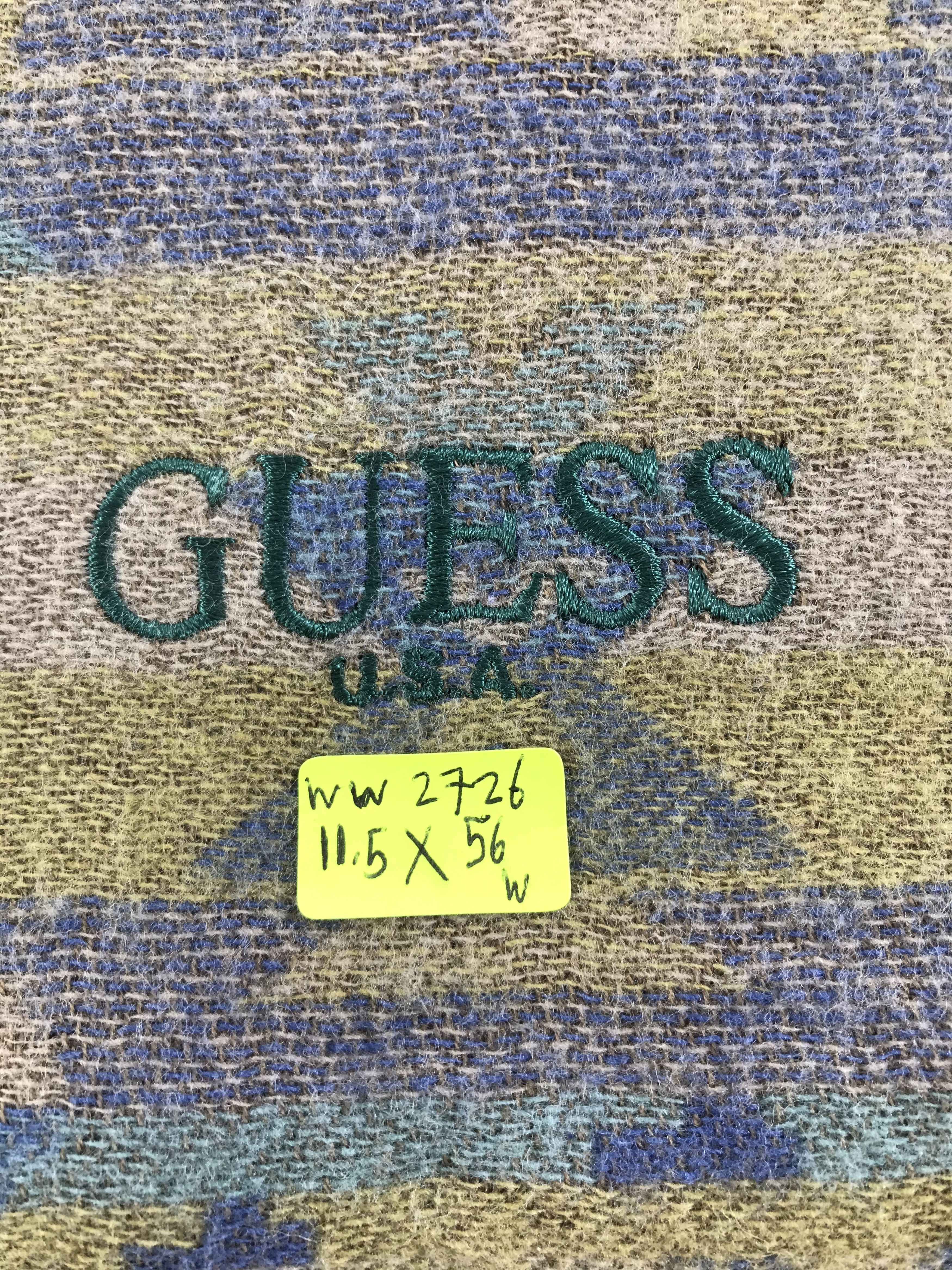 Vintage Guess Scarf / Muffler / Neckwear - WW2726 Size ONE SIZE - 4 Thumbnail