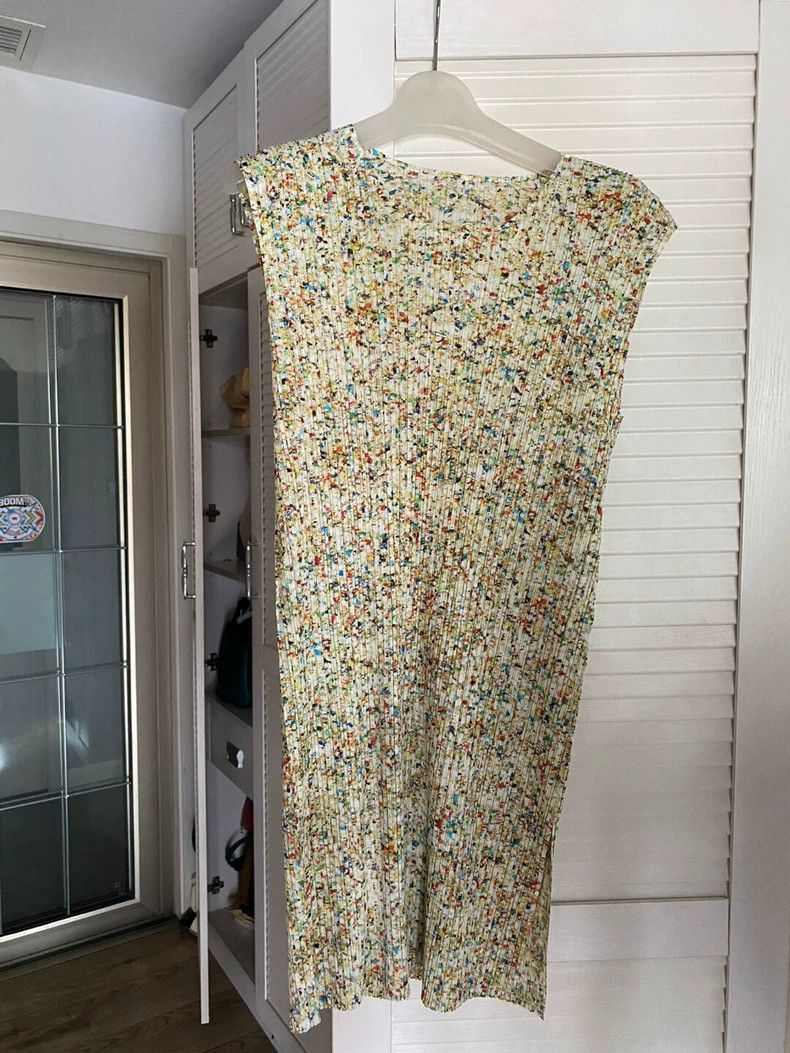 Issey Miyake Issey Miyake Polka dot pleated skirt Size L / US 10 / IT 46 - 1 Thumbnail