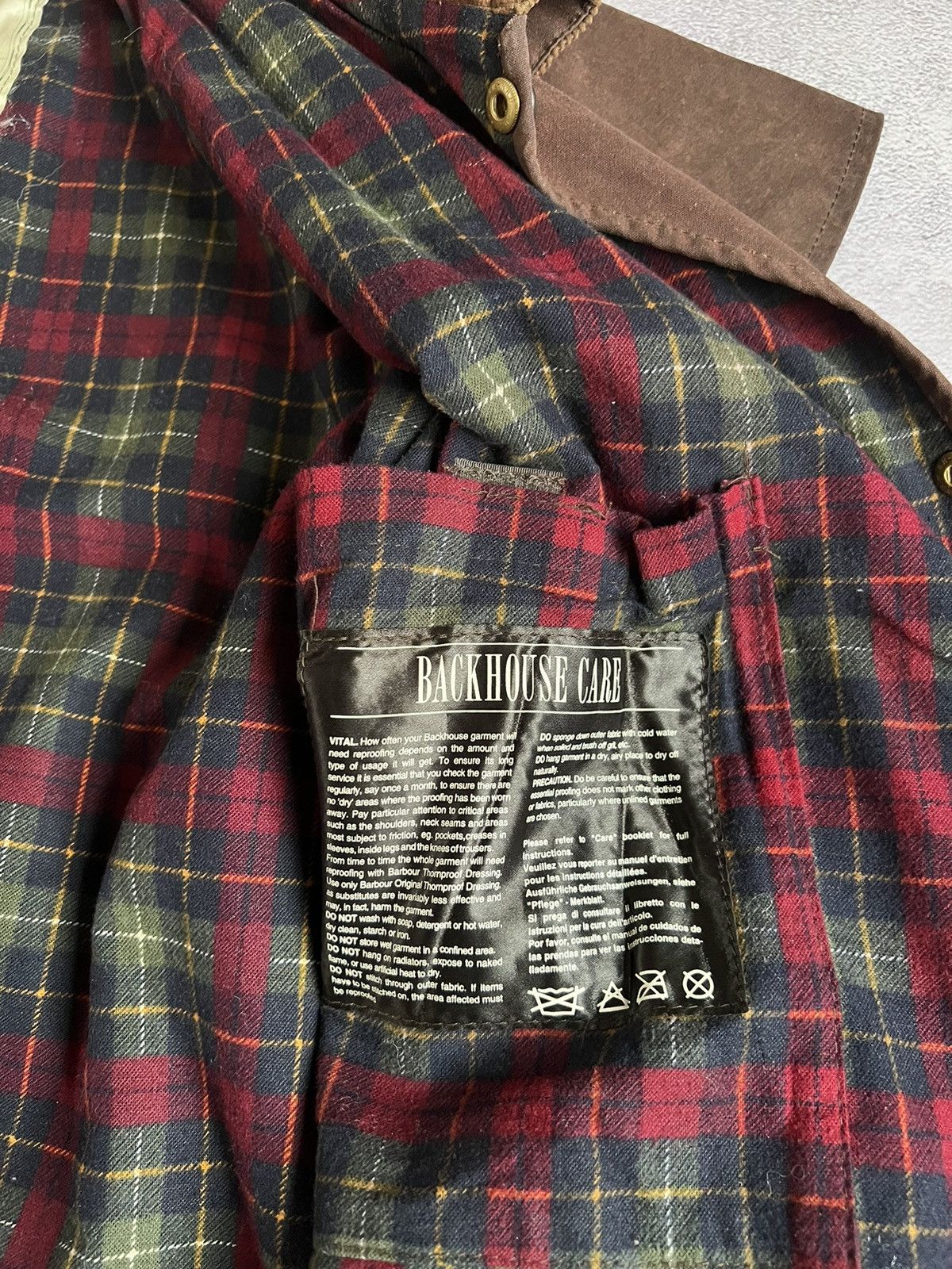 Barbour Vintage Backhouse Barbour Stockmans Coats Jackets Waxed Size US XL / EU 56 / 4 - 17 Thumbnail