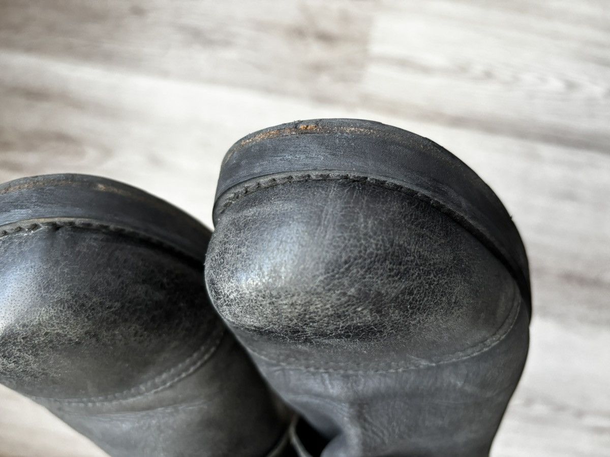 Other Italian Leather Zip Biker Boots – Made in Italy – EU 37 Size US 7 / IT 37 - 6 Thumbnail