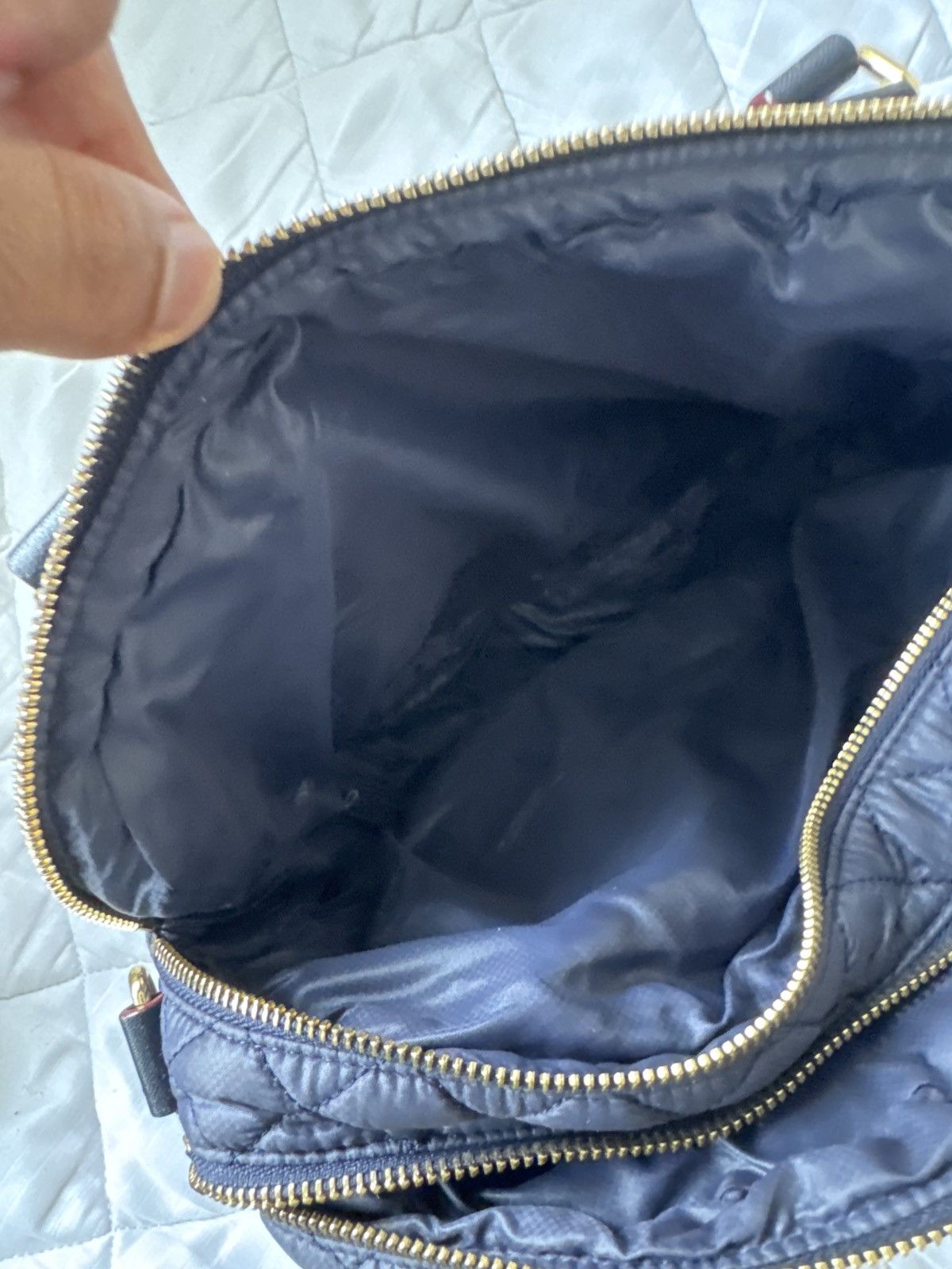 MZ Wallace MZ WALLACE Crosby Navy Quilted Nylon bag Size ONE SIZE - 4 Thumbnail