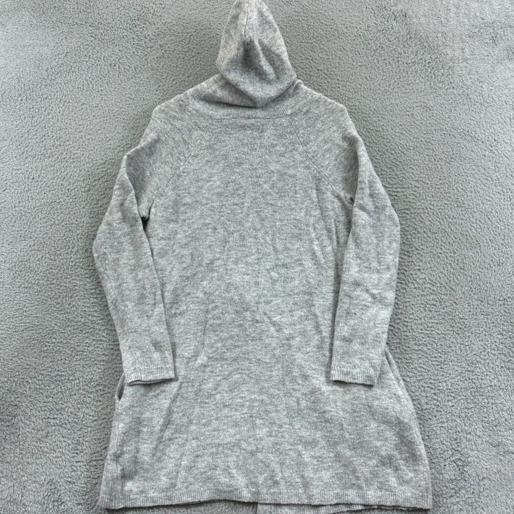 Juicy Couture Juicy Couture Open Sweater Cardigan Hoodie Women XL Gray Long Sleeve Lightweight Knit Zip Crew Neck"} Size XL / US 12-14 / IT 48-50 - 7 Thumbnail