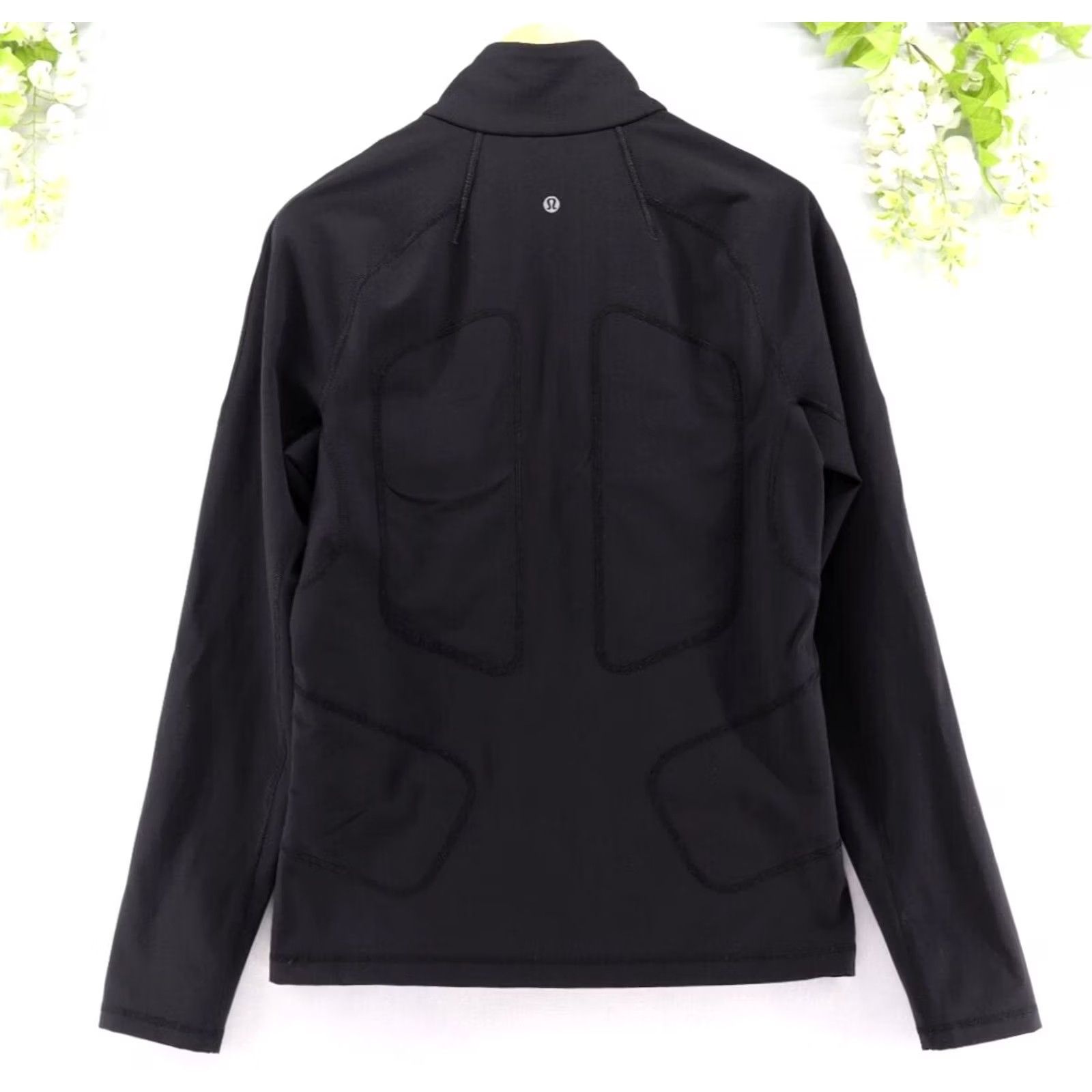 Lululemon Lululemon Men's Paneled Warmth 1/2 Zip Pullover Black M Reflective Details Mock Neck Zip Short Sleeve? Size US M / EU 48-50 / 2 - 2 Thumbnail