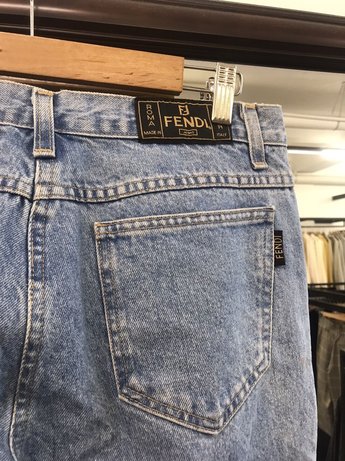 Fendi × Vintage Fendi Denim Jeans Size 30" / US 8 / IT 44 - 11 Thumbnail