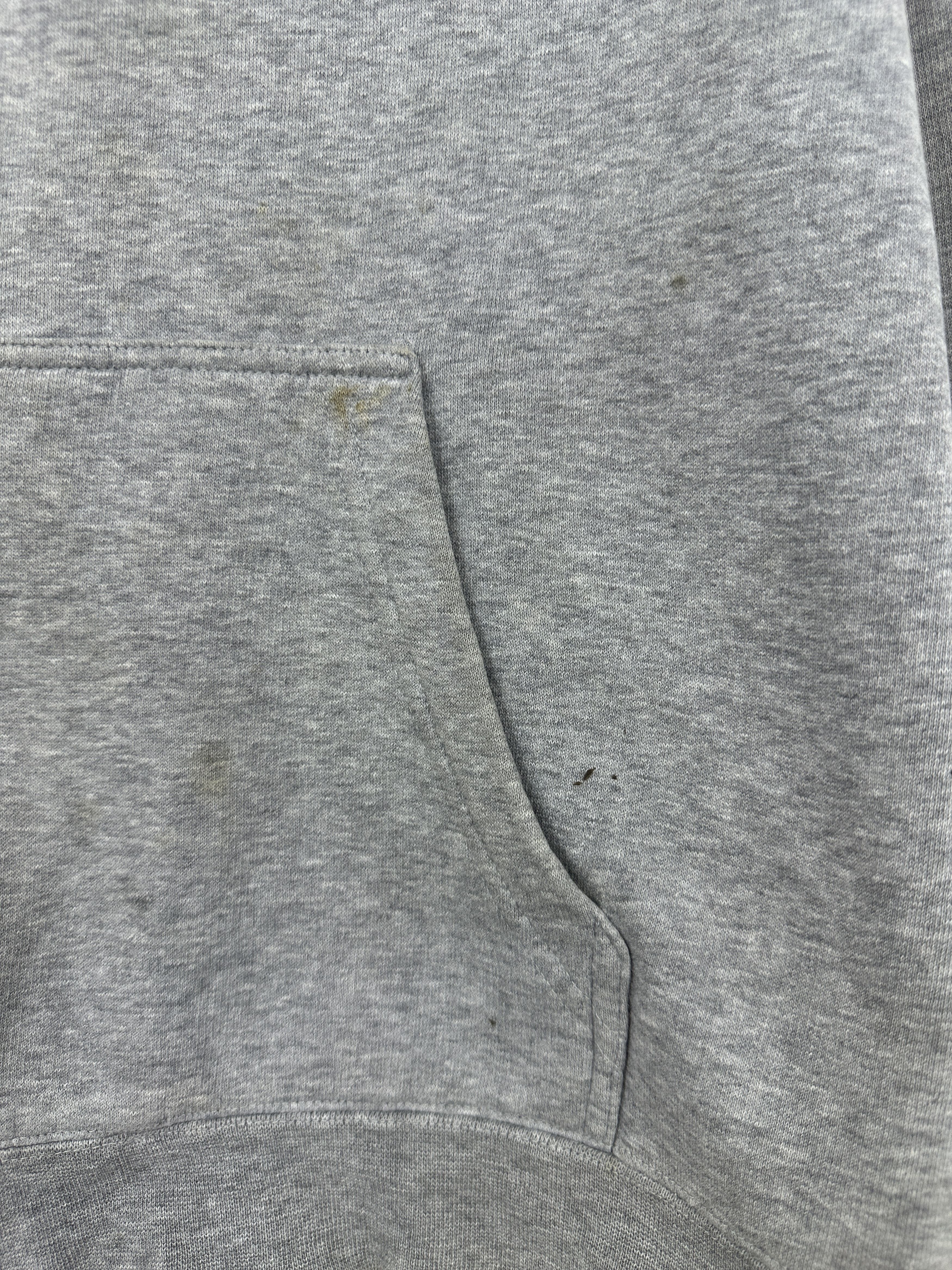 Stussy Vintage Stussy Big Logo Zip Up Hoodie Heather Grey BP0021 Size US L / EU 52-54 / 3 - 11 Thumbnail