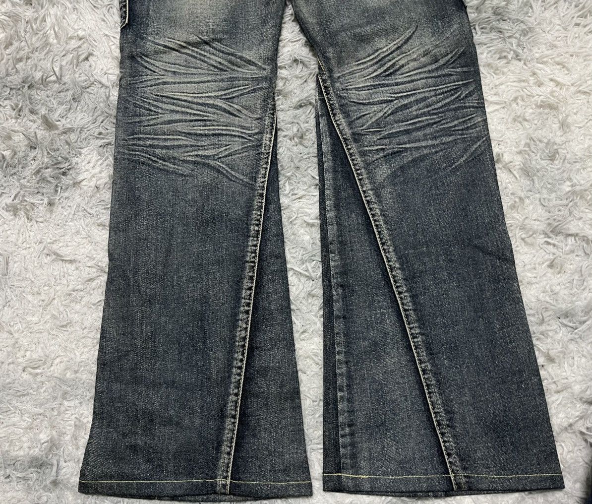 PPFM 2000s PPFM INSPIRED FLARE JEANS RARE DESIGN Size US 32 / EU 48 - 13 Thumbnail