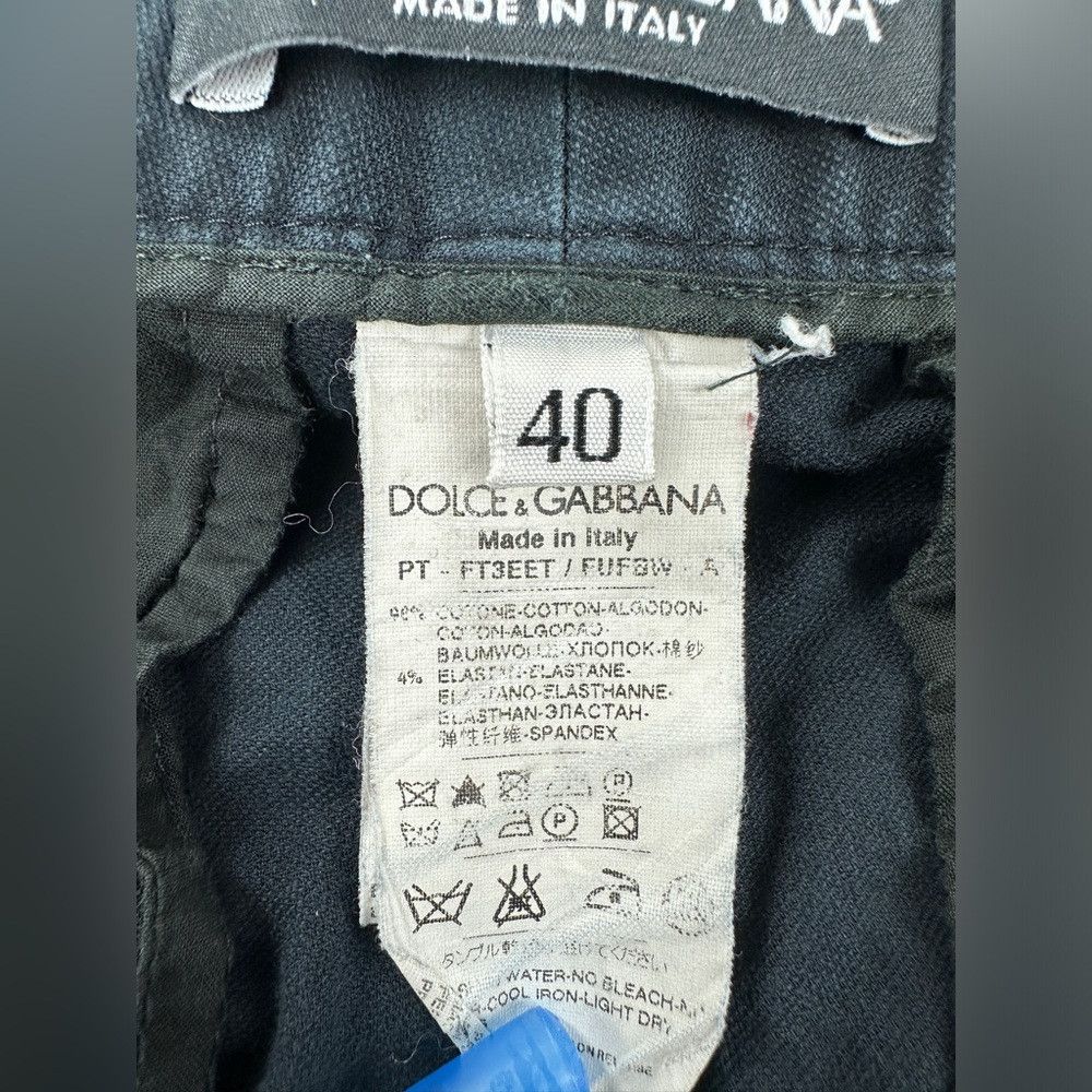 Dolce & Gabbana Dolce Gabbana Womens Size 40 EU/4 US/8 UK Navy Blue Button Size 27" / US 4 / IT 40 - 2 Thumbnail