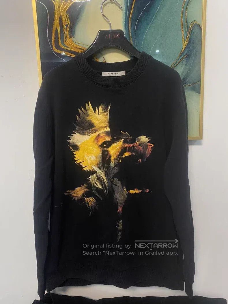 Givenchy Givenchy Classic Flying Chicken Dance Print Black Hoodie Size US S / EU 44-46 / 1 - 1 Thumbnail