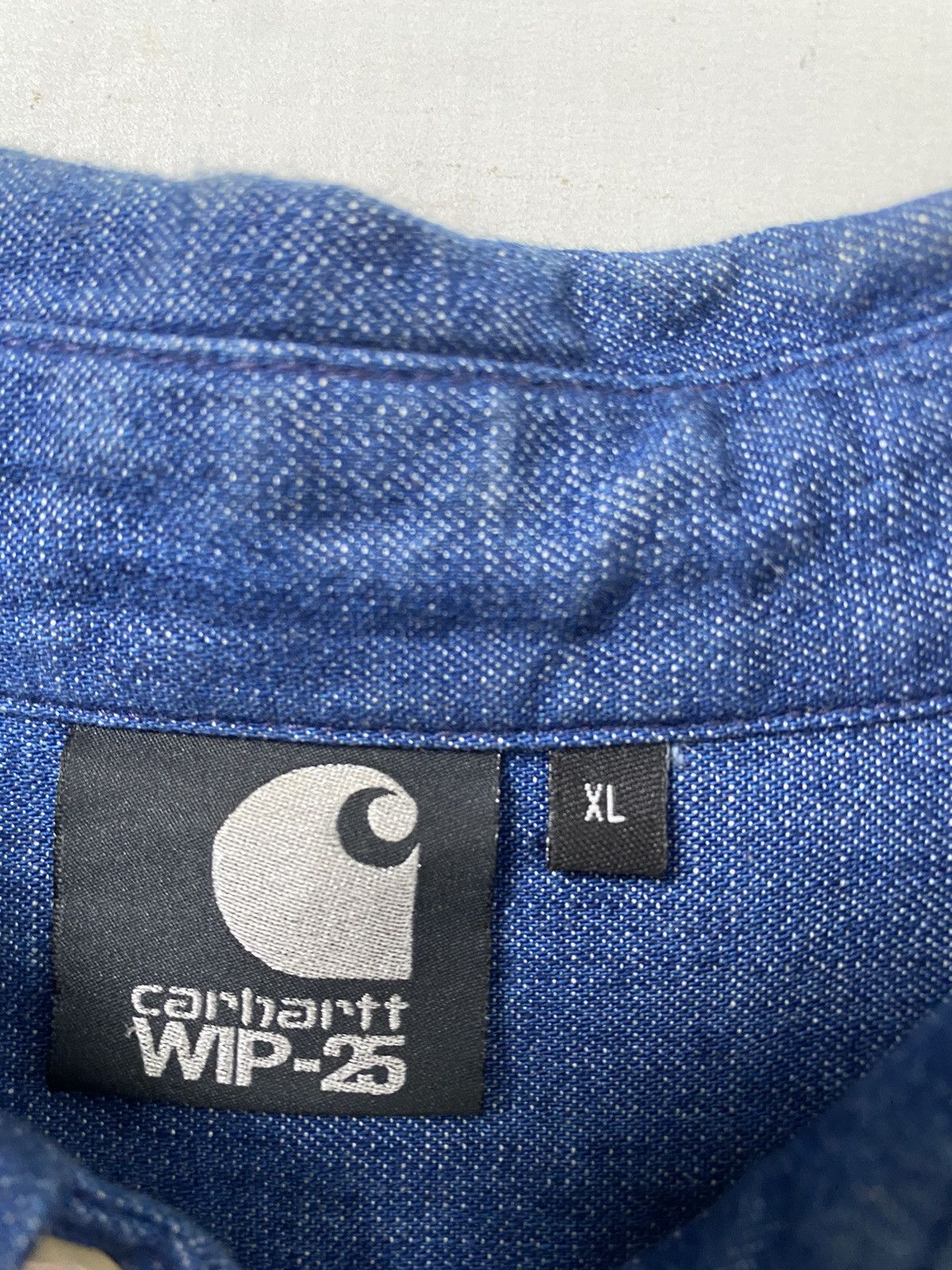 Carhartt Wip Carhartt Wip 25th Anniversary Shirt Size XL Blue Denim Print Size US XL / EU 56 / 4 - 5 Thumbnail