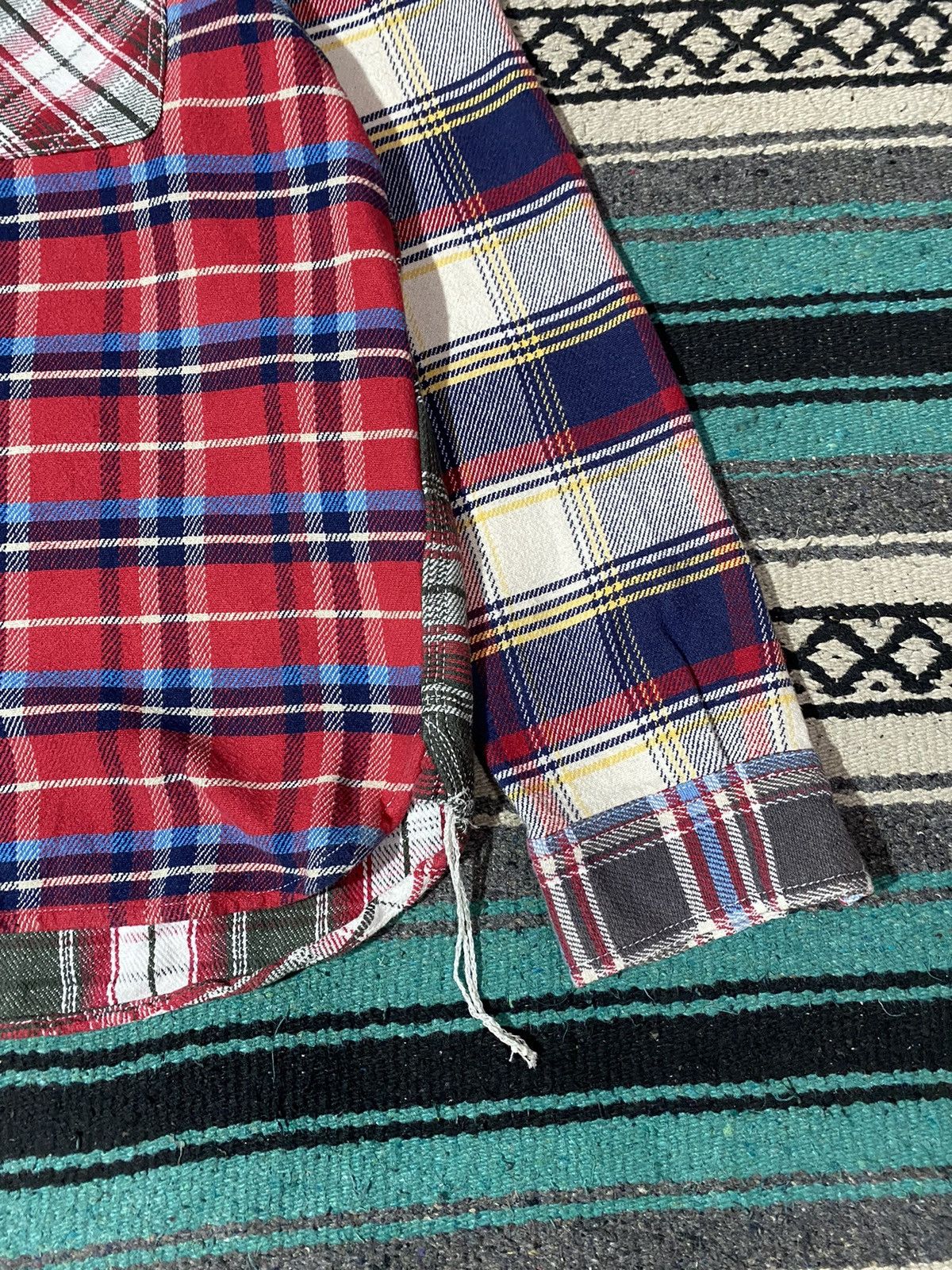 Japanese Brand Houston Union Made Heavyweight Flannel Shirt Size US L / EU 52-54 / 3 - 6 Thumbnail