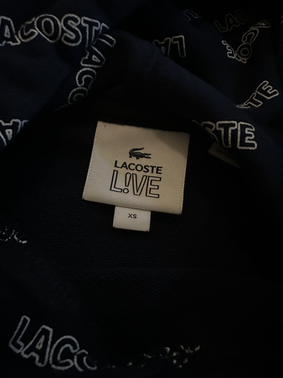 Lacoste Lacoste “Navy Hoodie” Size US XS / EU 42 / 0 - 3 Thumbnail