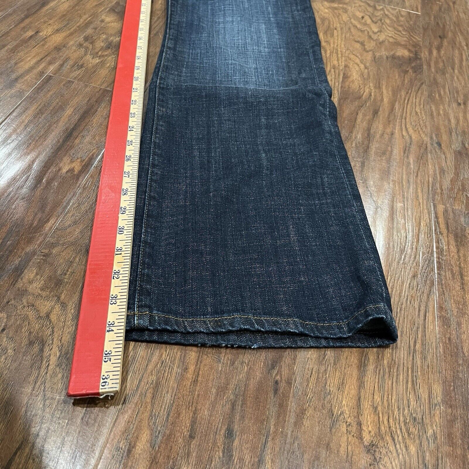 Lucky Brand Men Lucky Brand 455 Relaxed Boot Cut Size 32/34 Dark Wash Size US 32 / EU 48 - 4 Thumbnail