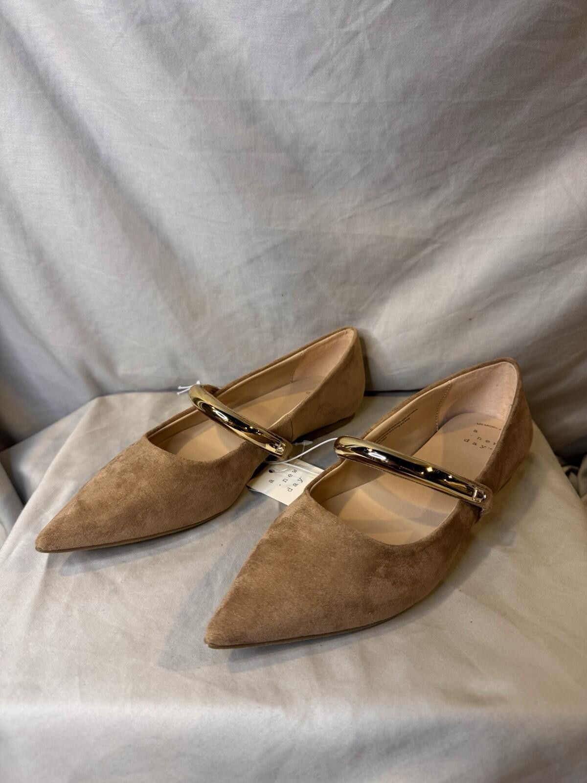 Other A New Day Cassidee Flats Taupe Size 6 NWT [A37] Size US 6 / IT 36 - 1 Thumbnail
