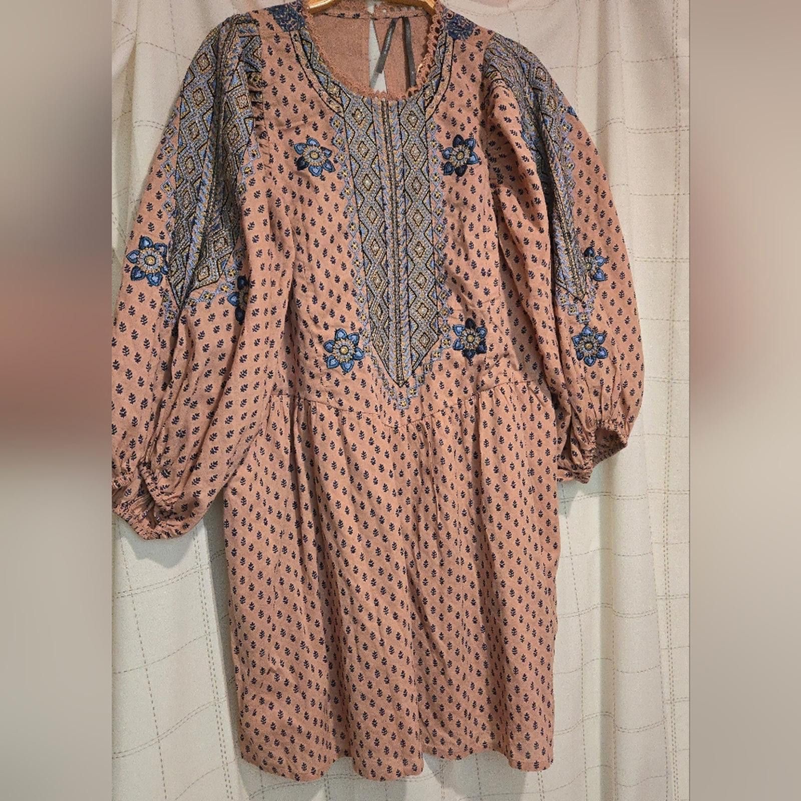 Other Anyhropologie Tunic Mini Dress Size M / US 6-8 / IT 42-44 - 2 Thumbnail