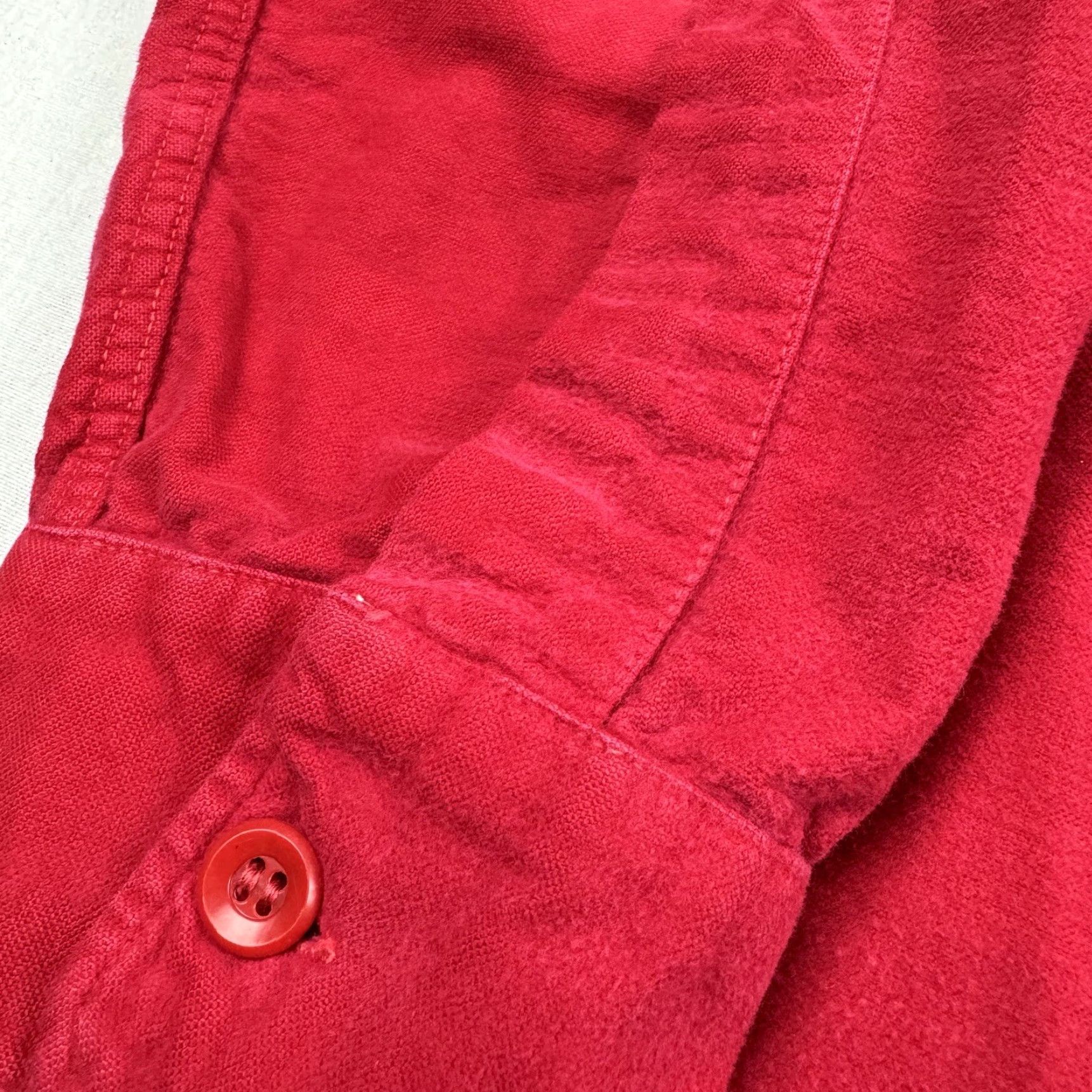 Vintage VINTAGE L.L. Bean Shirt Men XL Red Button-Up 1950s 1960s Outdoor Hiking Collection Size US XL / EU 56 / 4 - 5 Thumbnail
