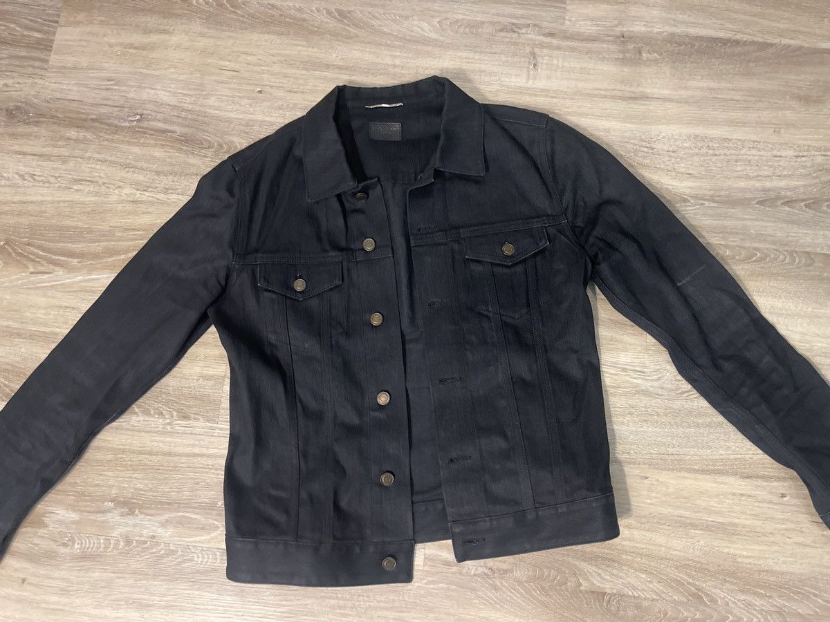 Yves Saint Laurent Ysl saint laurent black denim jacket Size US M / EU 48-50 / 2 - 3 Thumbnail