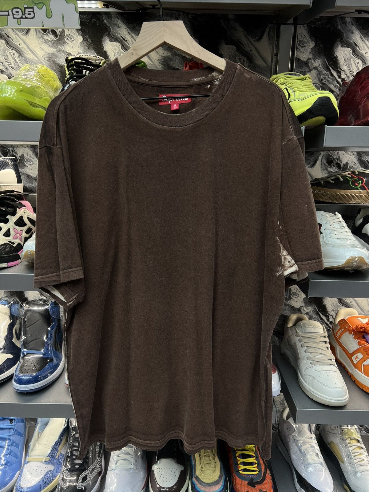 Supreme Supreme Discharge Brown Tee Size US XL / EU 56 / 4 - 1 Thumbnail