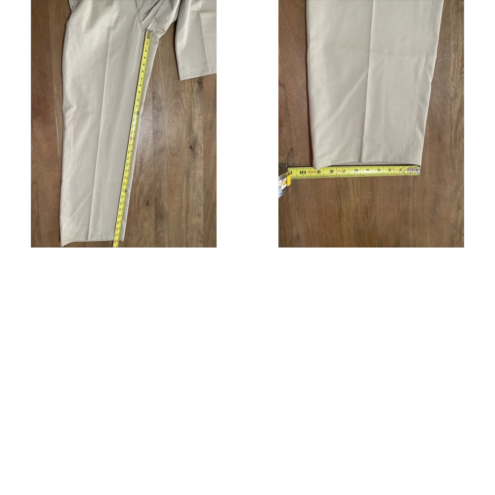 Eddie Bauer Eddie Bauer Chino Pants Mens 35 Relaxed Fit Straight Flat Front Beige 37x32 Size US 35 - 8 Thumbnail