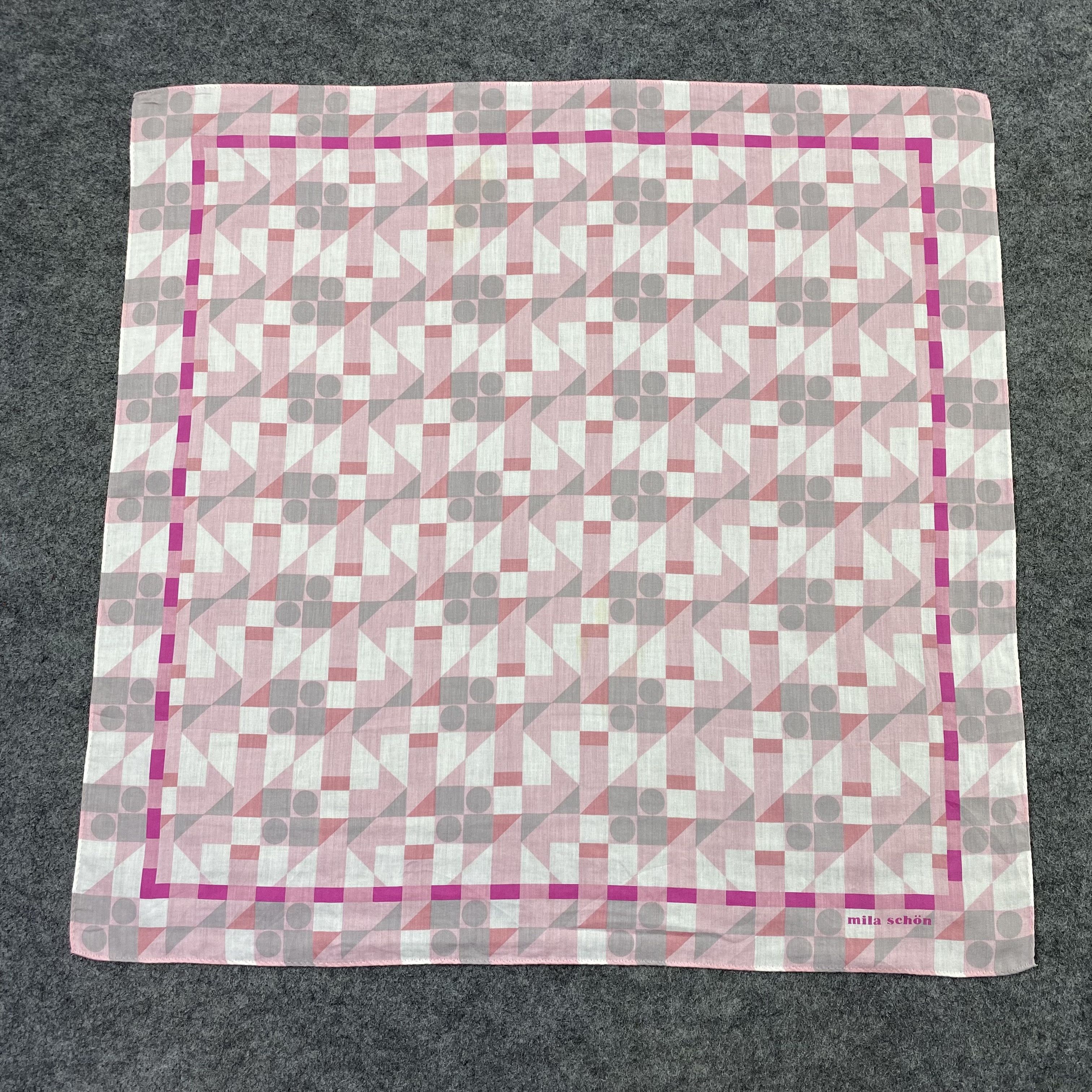 Mila Schon Mila Schon Handkerchief Neckerchief Bandana-B2002 Size ONE SIZE - 3 Thumbnail