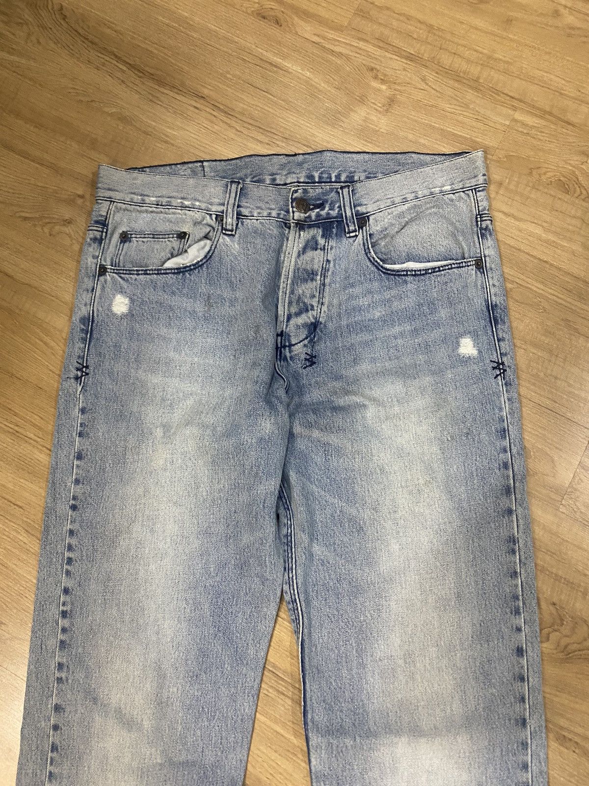 Ksubi KSUBI Dee Dee Dusted Denim Jean Pant Size US 33 - 18 Thumbnail