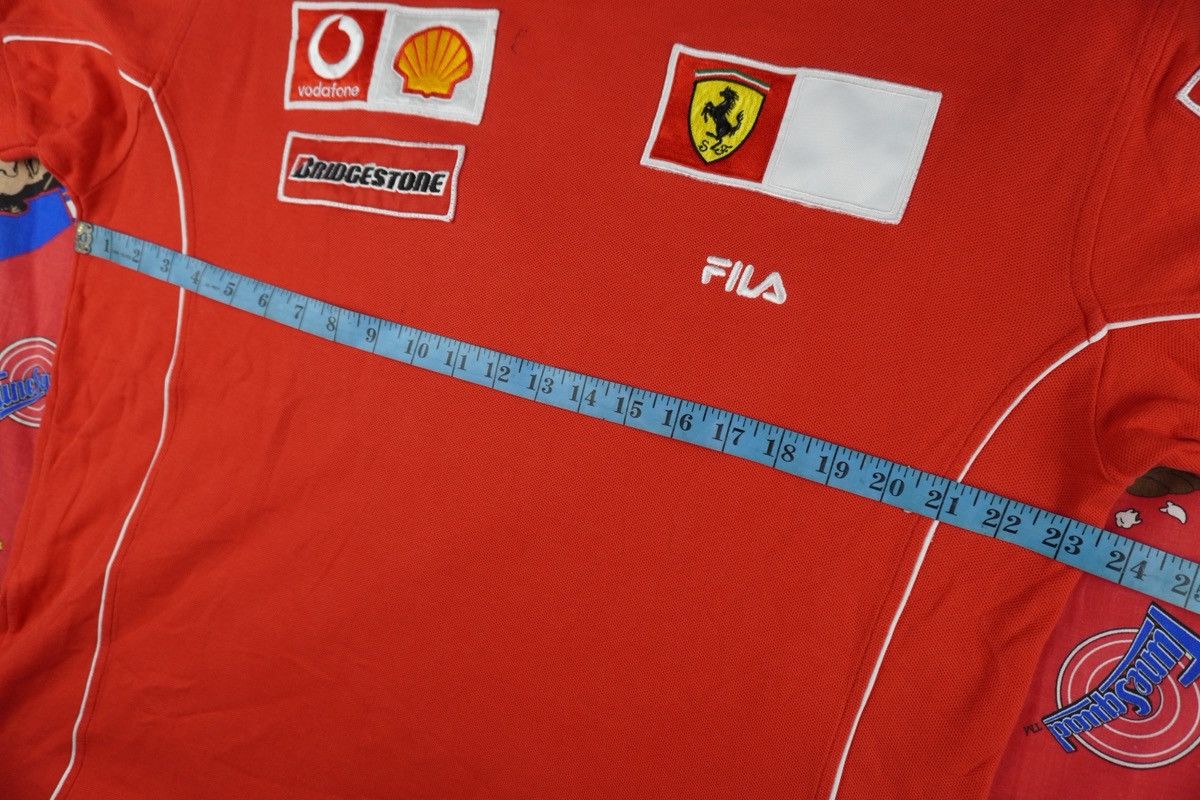 Fila Fila x Ferrari racing team bridgestone vodafone shell tee Size US XL / EU 56 / 4 - 8 Thumbnail
