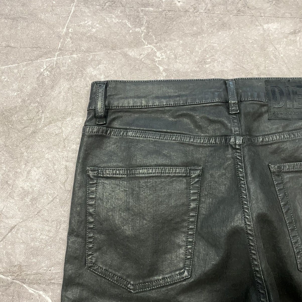Diesel RARE ! VINTAGE DIESEL LEATHER PANTS LOGO 00s Size US 31 - 3 Thumbnail