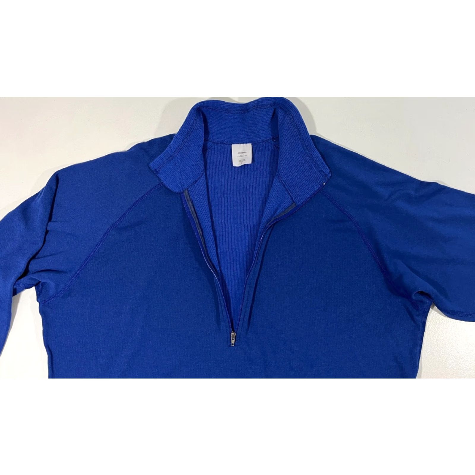 Patagonia VINTAGE Patagonia Men's R.5 Top 1/4 Zip Long Sleeve Pullover Made in USA Sz L Blue Size US L / EU 52-54 / 3 - 6 Thumbnail