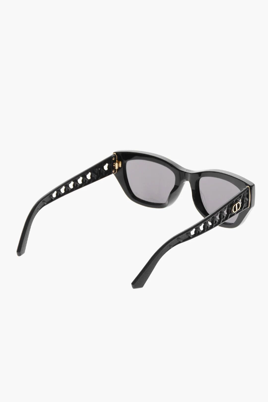 Dior o1mm0326 Size: OS / Solid-Color Cat-Eye Sunglasses in Black Size ONE SIZE - 3 Thumbnail