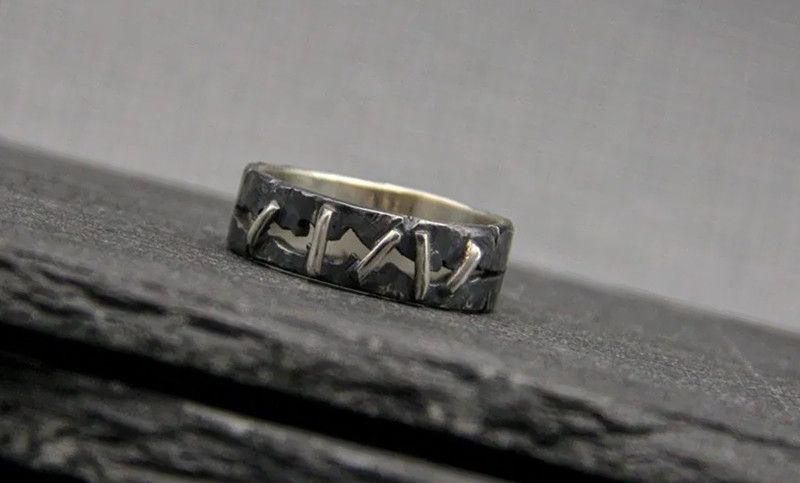 Handmade Creative Antique Flesh Ring Size ONE SIZE - 1 Preview