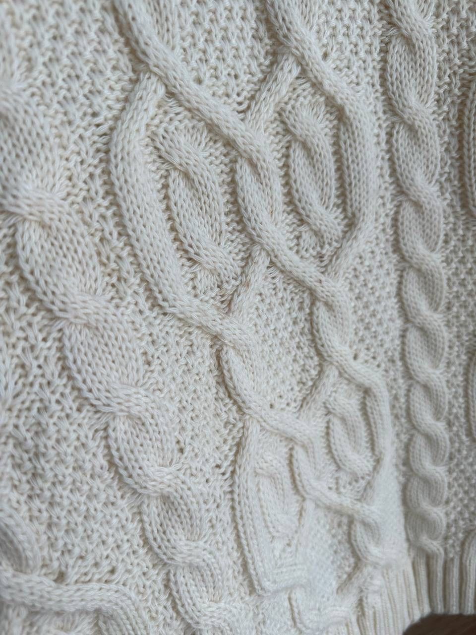 Lacoste × Vintage Vintage Lacoste Beige Knitted Wool Blend Sweater Size US M / EU 48-50 / 2 - 8 Thumbnail